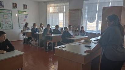 16 күндік белсенді әрекет” аясында 7–11 сынып оқушылары үшін “Зорлық-зомбылыққа жол жоқ!” атты бейнеролик көрсетіліп, әңгіме өткізілді.